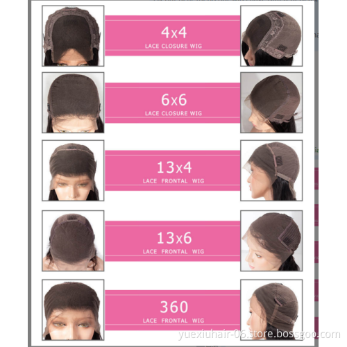 Cheap wholesale lace Closure front Straight Blonde Bob 100% cuticle wink raw virgin remy Human Hair For Black Women Wig vendor
